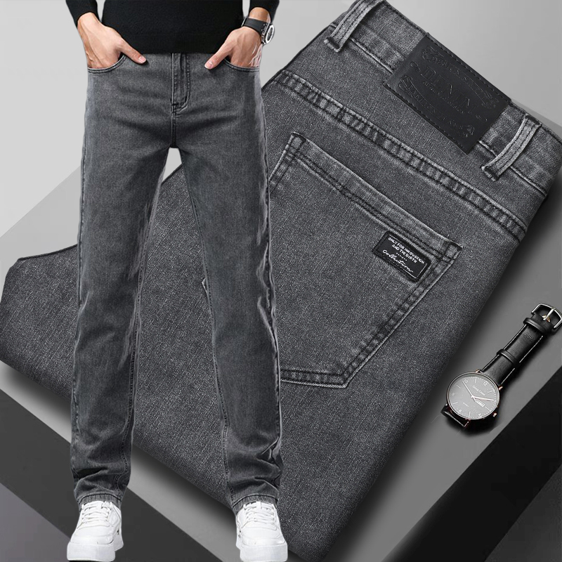 Levis Jeans 501 - Мужские узкие джинсы, корейские модные эластичные