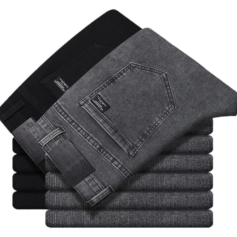 Levis Jeans 501 - Мужские новые эластичные прямые джинсы: универсальные,