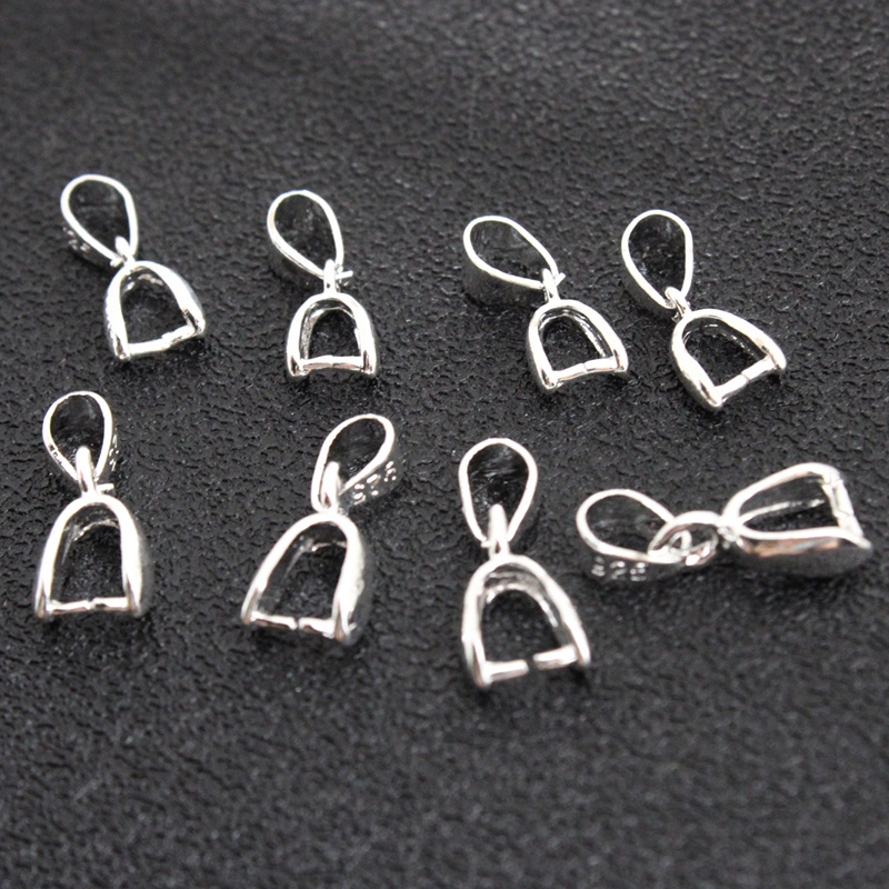 Lobster Clasp Silver - 10 шт. застежки-крючки для подвесок из