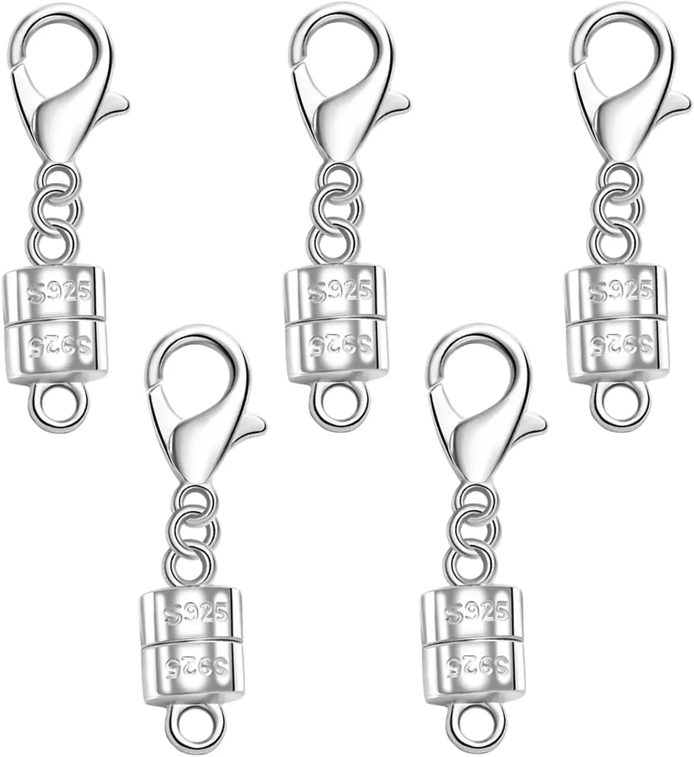 Магнитная застежка для ожерель – обзор и цена Lobster Clasp Silver