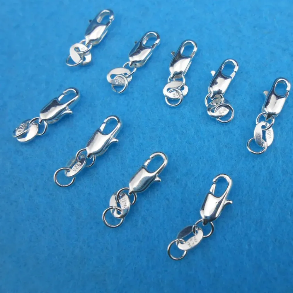 20 шт. универсальных медных за – обзор и цена Lobster Clasp Silver