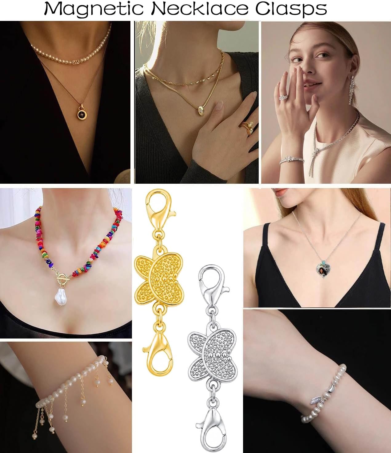 Магнитная застежка-бабочка для – обзор и цена Lobster Clasp Silver