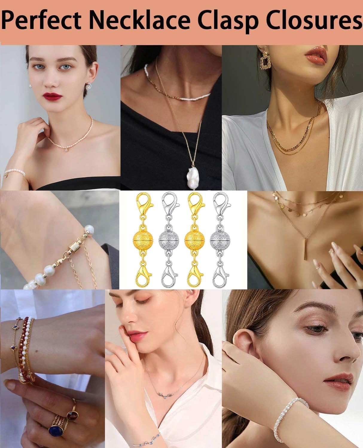 Магнитная застежка для ожерель – обзор и цена Lobster Clasp Silver